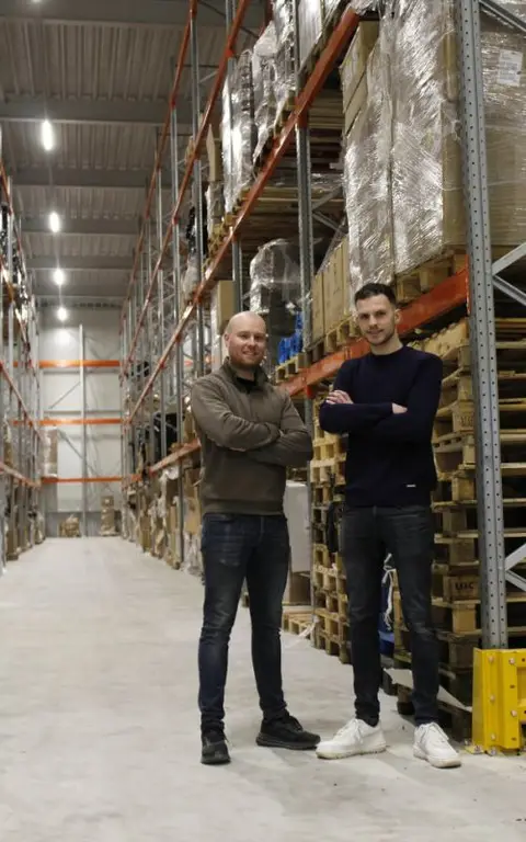 Thomas Hendriks en Niels Godwaldt, oprichters van HEGO Fulfilment